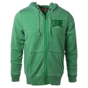 Leone 1947 ZipUp Hoodie Activewear Men green Sweatshirts